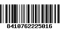 Código de Barras 8410762225016