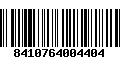 Código de Barras 8410764004404