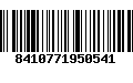 Código de Barras 8410771950541