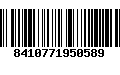 Código de Barras 8410771950589