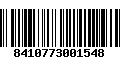 Código de Barras 8410773001548