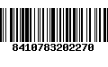 Código de Barras 8410783202270