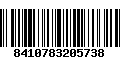 Código de Barras 8410783205738