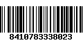 Código de Barras 8410783338023