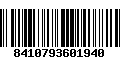 Código de Barras 8410793601940