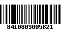 Código de Barras 8410803005621