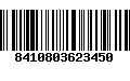 Código de Barras 8410803623450