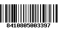 Código de Barras 8410805003397