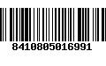 Código de Barras 8410805016991