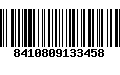 Código de Barras 8410809133458