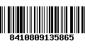 Código de Barras 8410809135865