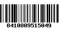 Código de Barras 8410809515049