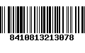 Código de Barras 8410813213078