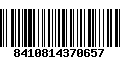 Código de Barras 8410814370657