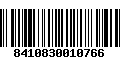 Código de Barras 8410830010766