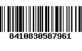 Código de Barras 8410830587961