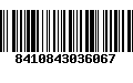 Código de Barras 8410843036067