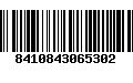 Código de Barras 8410843065302