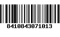 Código de Barras 8410843071013