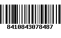 Código de Barras 8410843078487