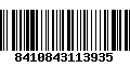 Código de Barras 8410843113935