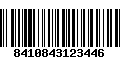 Código de Barras 8410843123446