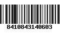 Código de Barras 8410843140603