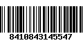 Código de Barras 8410843145547