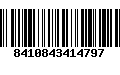 Código de Barras 8410843414797