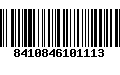 Código de Barras 8410846101113