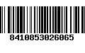 Código de Barras 8410853026065