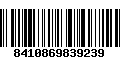 Código de Barras 8410869839239