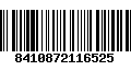 Código de Barras 8410872116525
