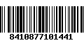 Código de Barras 8410877101441