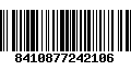 Código de Barras 8410877242106