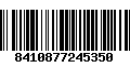 Código de Barras 8410877245350