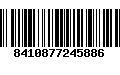 Código de Barras 8410877245886