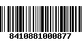 Código de Barras 8410881000877