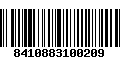 Código de Barras 8410883100209