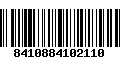 Código de Barras 8410884102110