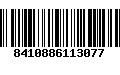 Código de Barras 8410886113077