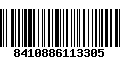 Código de Barras 8410886113305