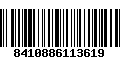 Código de Barras 8410886113619