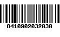 Código de Barras 8410902032030