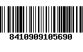 Código de Barras 8410909105690