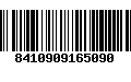 Código de Barras 8410909165090