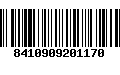 Código de Barras 8410909201170