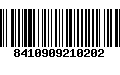 Código de Barras 8410909210202