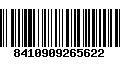 Código de Barras 8410909265622