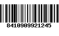 Código de Barras 8410909921245